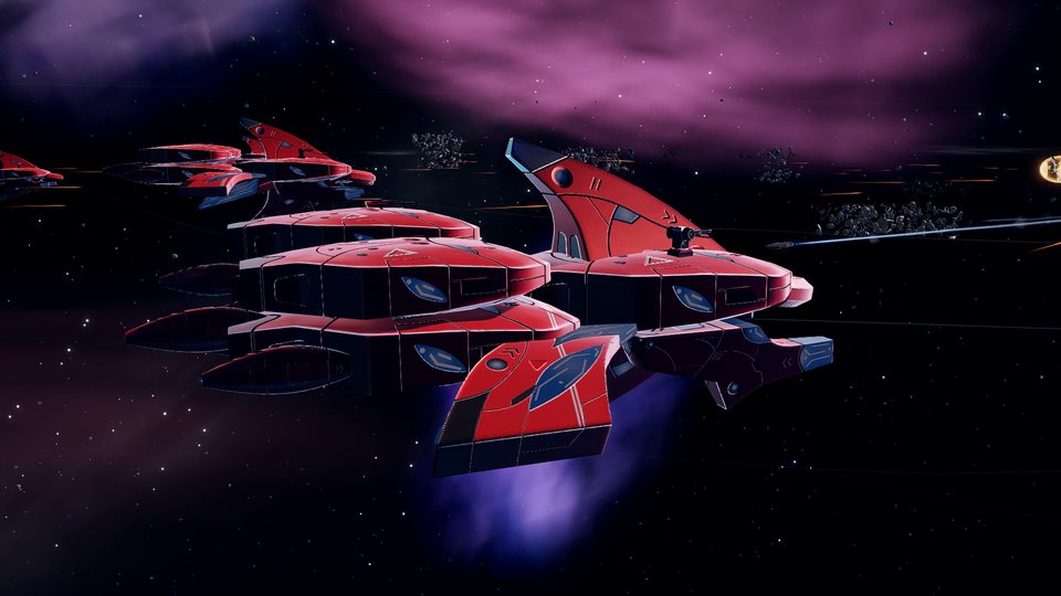 A red cruiser